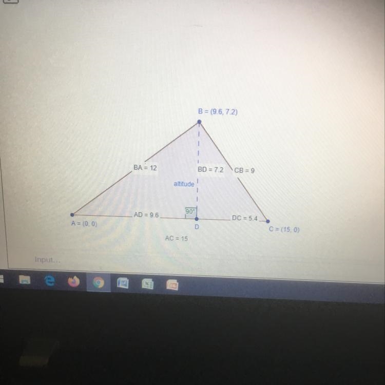 Similarity, Proportion, and Triangle Proofs: Question 5 Because both AABC and AADB-example-1