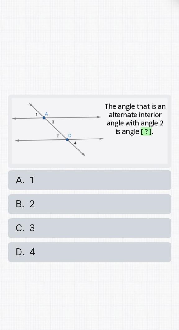 Transversals angles​-example-1