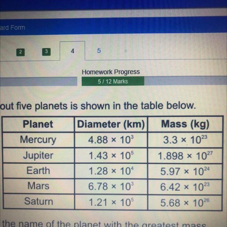 A) work out the radius of mercury giving your answer as an ordinary number b)work-example-1