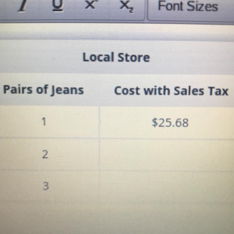 PLEASE HELP ME!!. The local store where Tim shops charges 7% sales tax for clothing-example-1