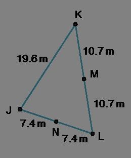 20 POINTS HELP PLEASE What is the distance between points M and N? ______ meters-example-1