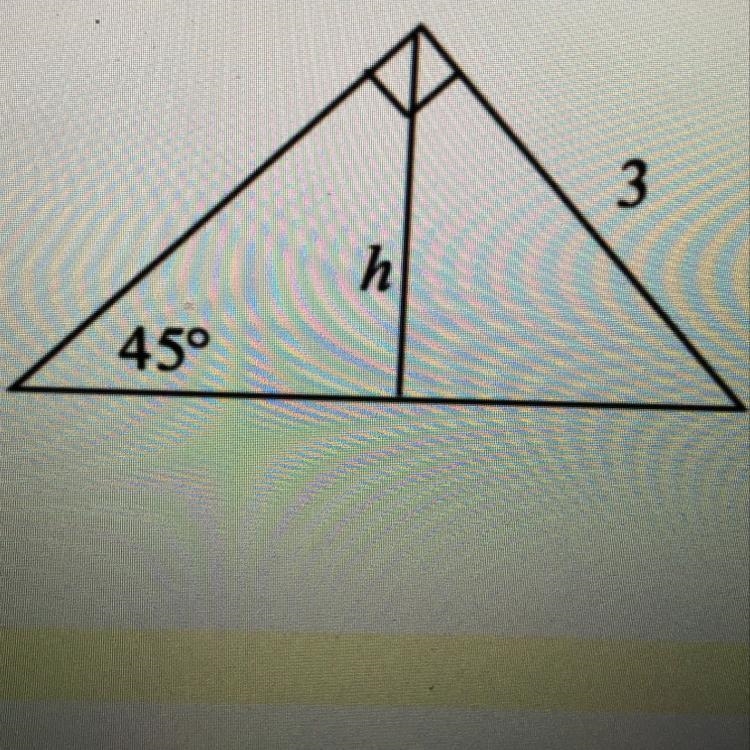 What is the value of h in the figure?-example-1