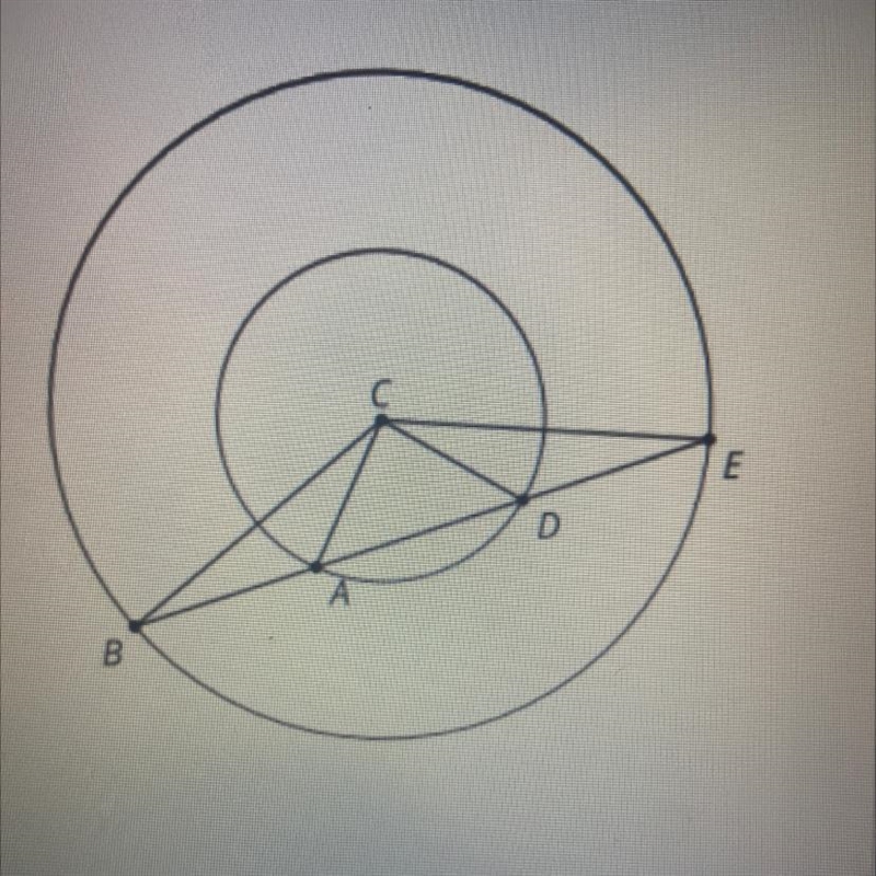 Line CD is the perpendicular bisector of segment AB. The lines intersect at point-example-1