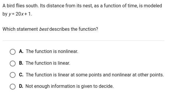 Which statement best describes the function?-example-1