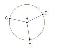 What does Arc CDE describe? a minor Arc a major Arc a semicircle a chord-example-1