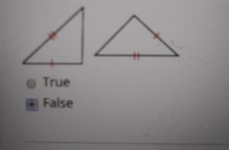 Based on one of the triangle congruence postulates the two triangles shown are congruent-example-1