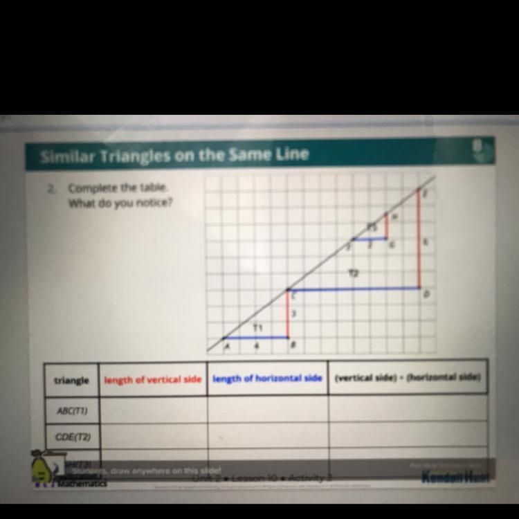 1. Dilate A using Pas the center of dilation and a scale factor of 3. Label the new-example-1