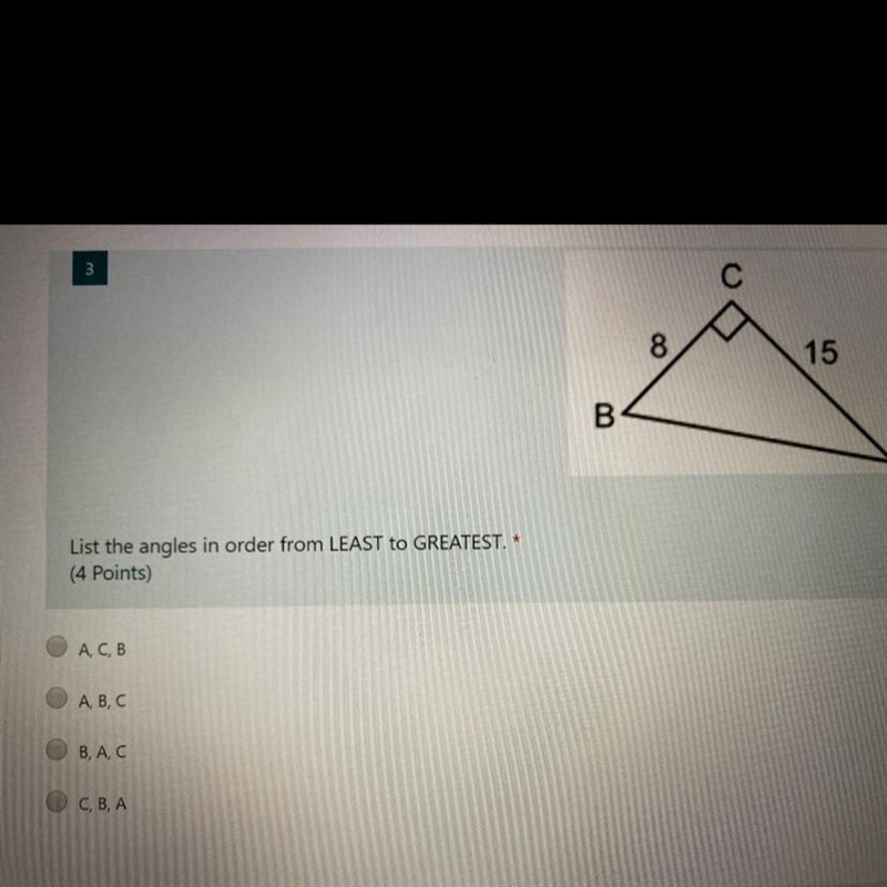 List the angles in order from least to Greatest.-example-1