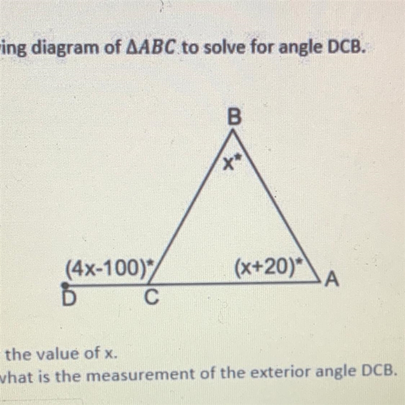 What is the measurement for the exterior angle-example-1