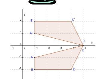 Which of the following describes the transformation shown? a. dilation with a scale-example-1