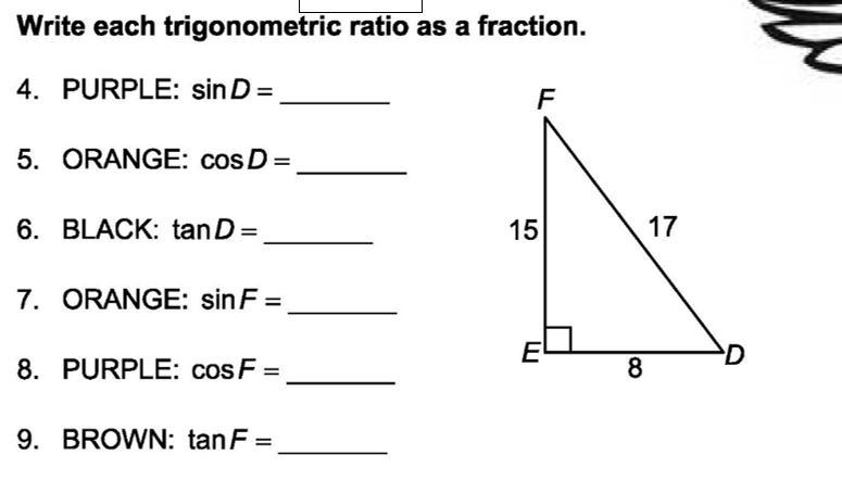 PLEASE HELP!!! Trying to figure out what sides D and F are. Need help ASAP, THIS HAS-example-1