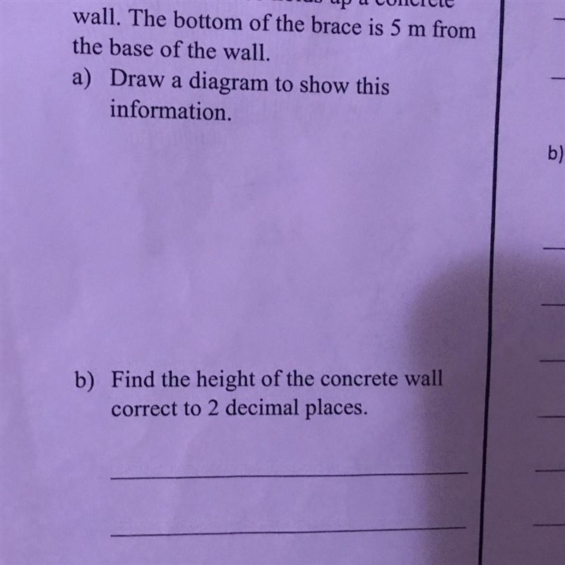 I’m new to worded problems in pythagoras theorem and I’m struggling Can someone help-example-1