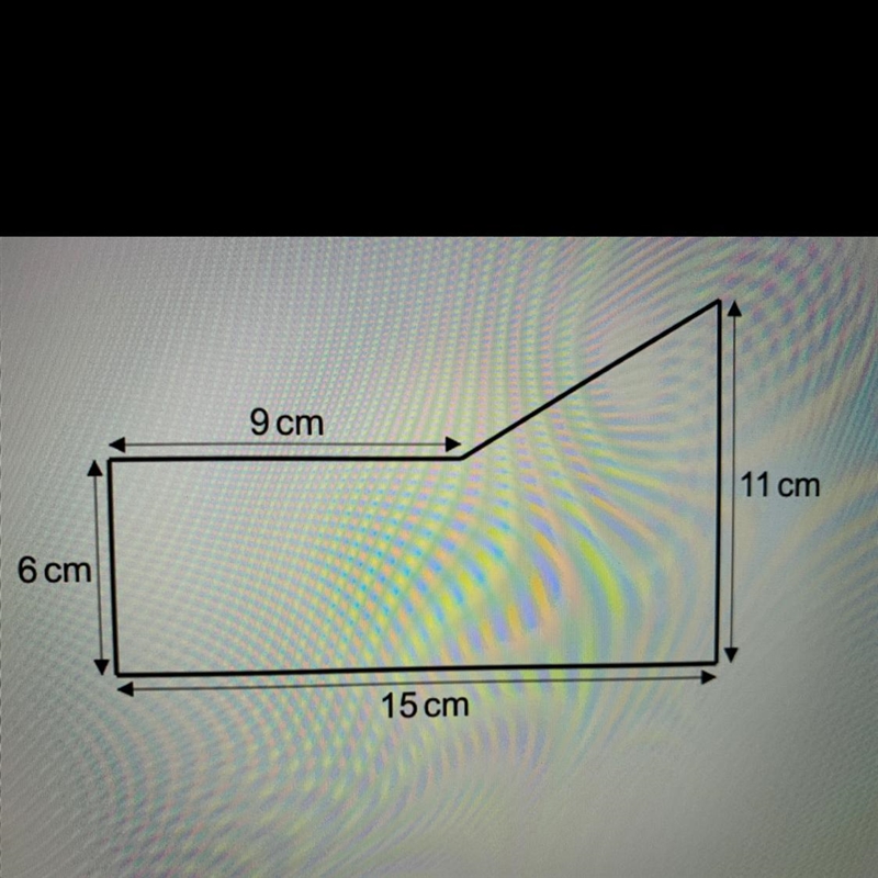 Find the area of the shape below.-example-1