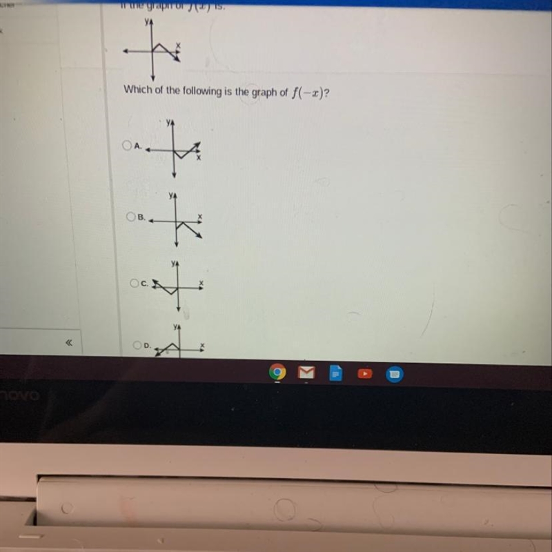 I need help ASAP please If the graph of f(x) is:-example-1