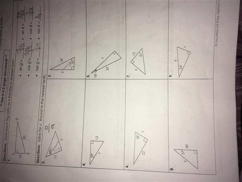 REALLY need help with my trigonometry homework!! Anything would help!!!-example-1