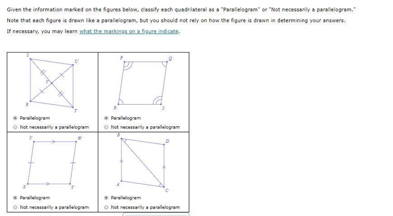 Are these parallelograms or not?-example-1