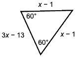 The value of x is: 12. 6. 2. None of the choices are correct.-example-1