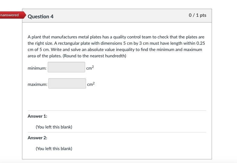 A plant that manufactures metal plates has a quality control team to check that the-example-1