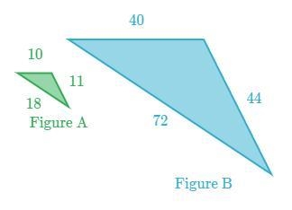 PLEASE HELP!!!!!!! Figure B is a scaled copy of Figure A. What is the scale factor-example-1