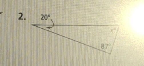 Need help to find the Value of X​-example-1