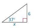 QUICKLY PLEASE Find the value of x. Round your answer to the nearest tenth.-example-1