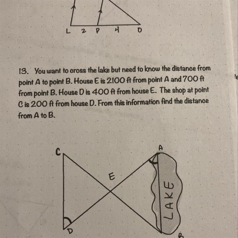 Find distance A-B plz help! picture attached-example-1