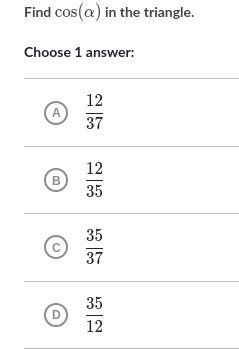 Find cos in the triangle There are 2 pictures-example-2