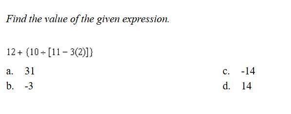 Find the value of the given expression. (see the image)-example-1