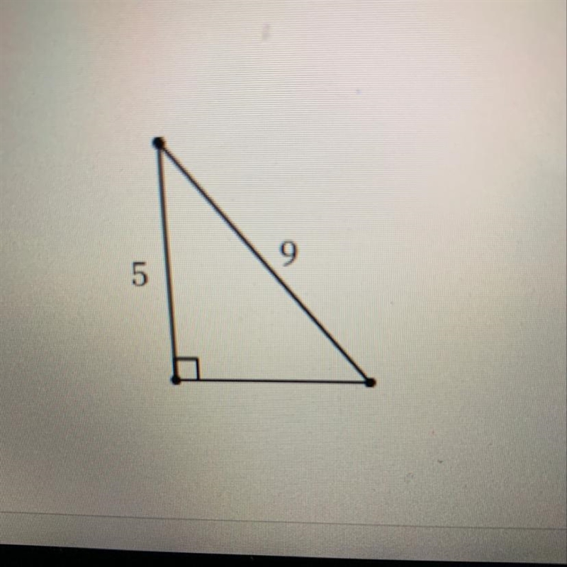 Find the length of the third side to the nearest tenth. 5-example-1