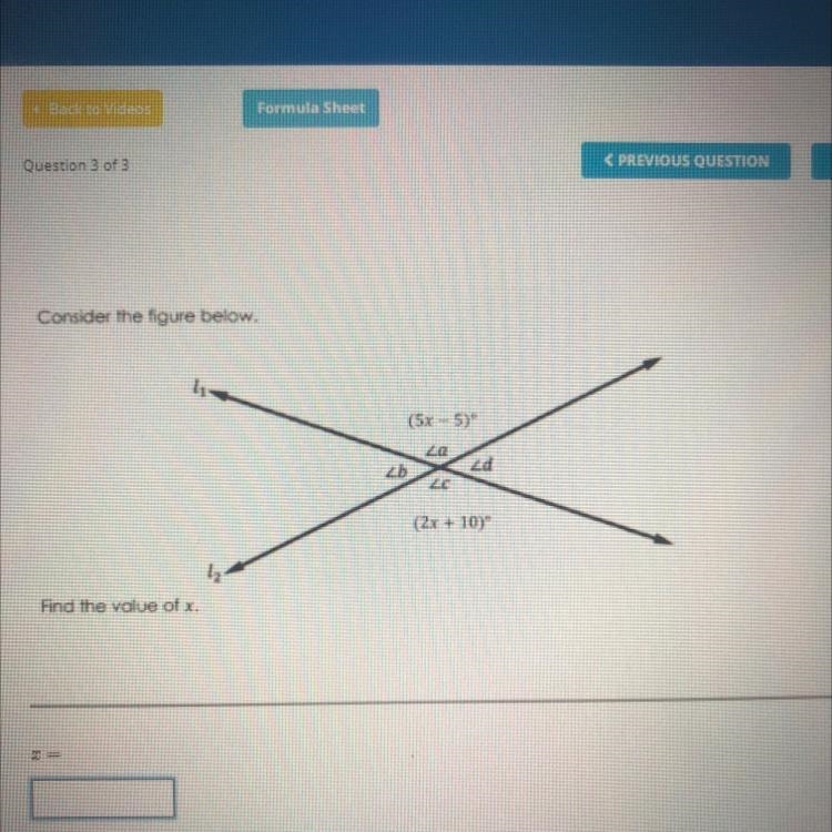 Find the value of x.-example-1