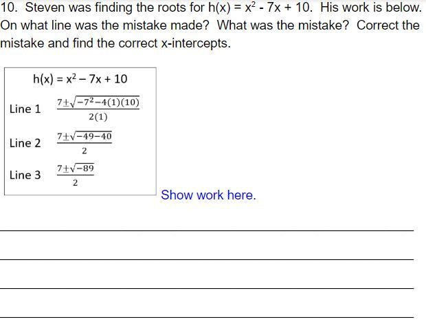 This is algebra 1 Quadratics I need help with this 9th grade I need help with it (read-example-1