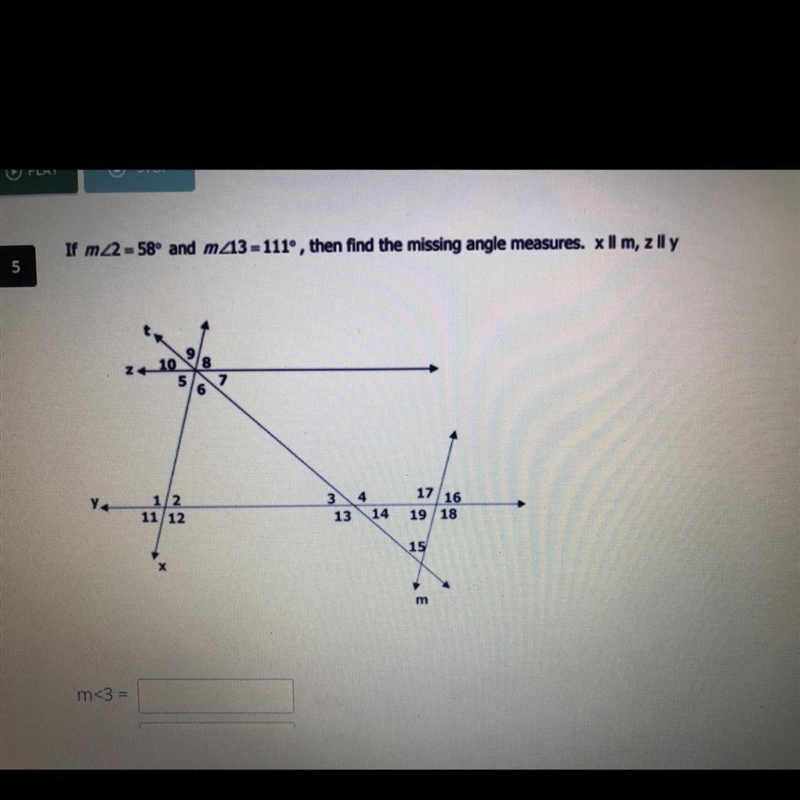 Uh i don’t understand what i’m suppose to do . m<3 m<5= m<6= m<7= m&lt-example-1