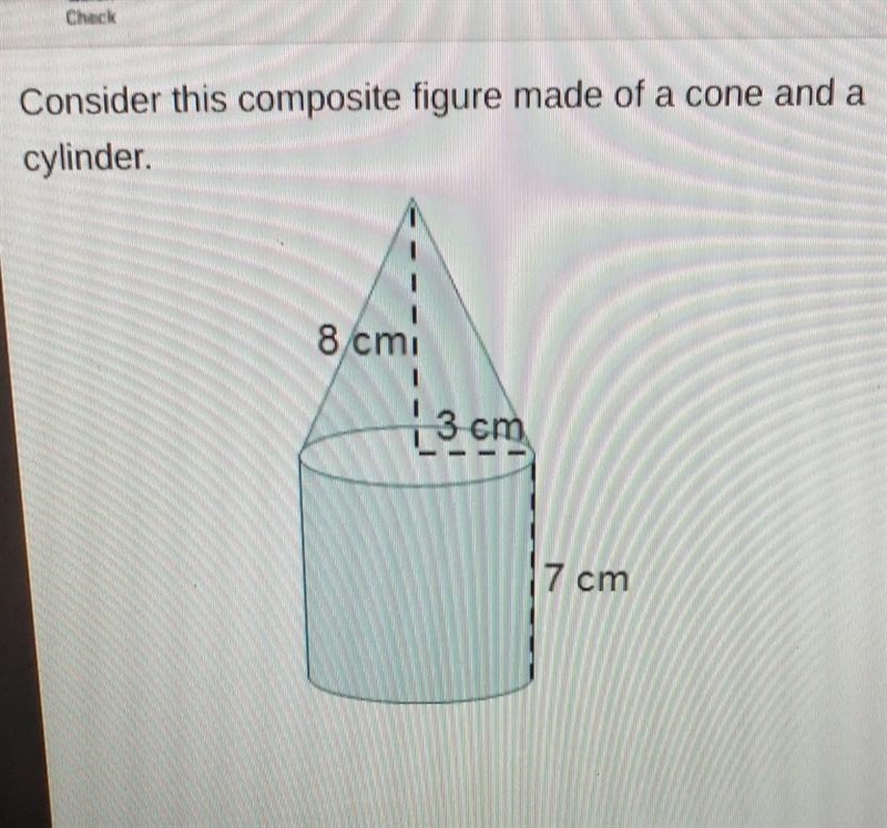 What is the volume of the cone?​-example-1