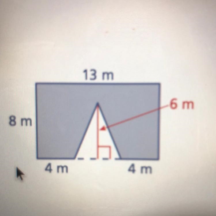 Find the area of the figure.-example-1