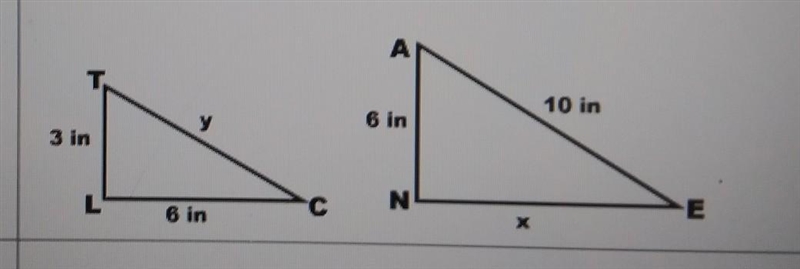 Find x and y x=_____ y=_____​-example-1