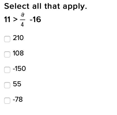 EASY MATH QUESTION PLS HELP!!! Which of the following values is a solution for the-example-1