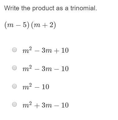 Please help with these 5 questions about trinomials. Thank you so much! :)-example-2