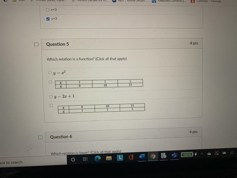 Which relation is a function?(click all that apply)-example-1