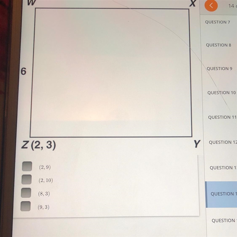 What are the coordinates of Point W?-example-1