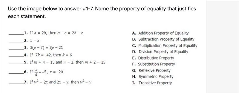 Properties of equality-example-1