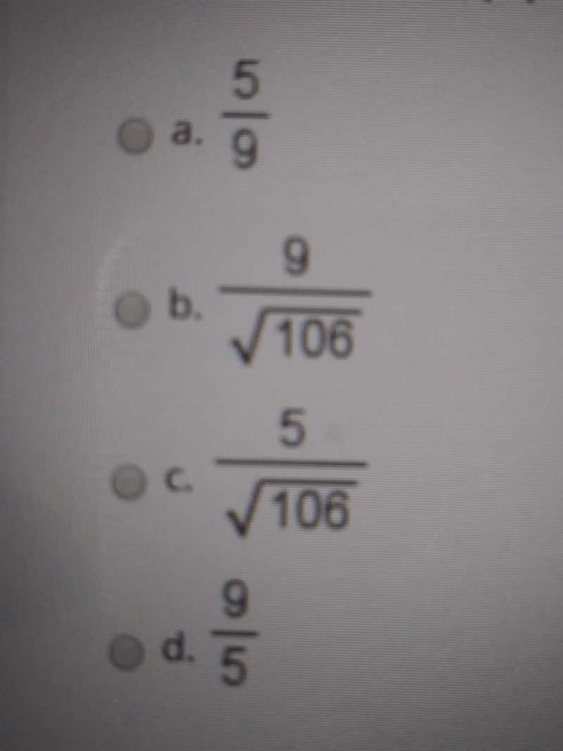 Find the value of tan(θ) for an angle θ in standard position with a terminal Ray that-example-1