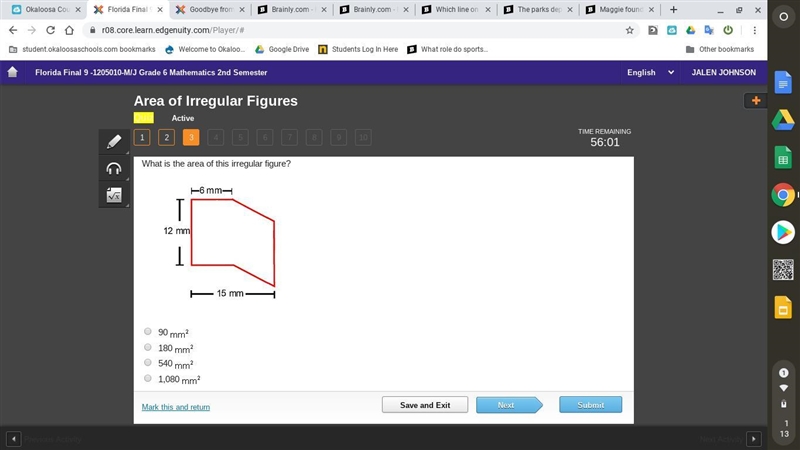 What is the area of this irregular figure?-example-1