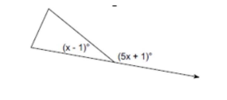 Solve for x in the figure below A) x = 0.5 B) x = 30 C) x = 45.5 D) x =15-example-1