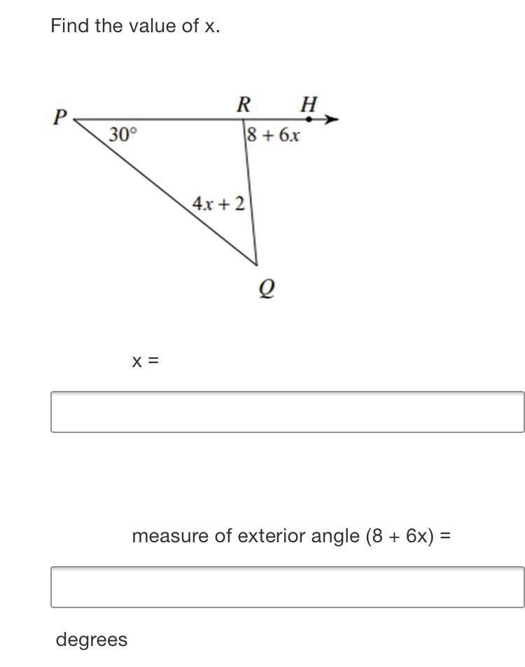 I need help finding the value of x please.-example-1