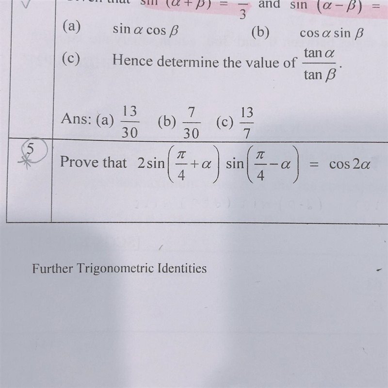 Hello , anyone able to help with question 5? thanks :)!-example-1