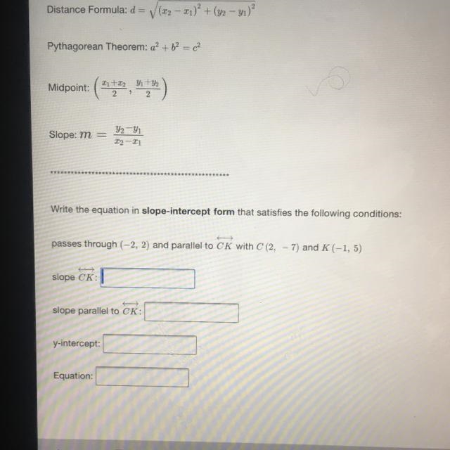 Slope intercept (pls don’t answer just for points:)-example-1