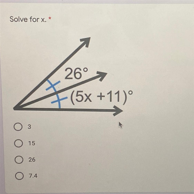 Need geometry help Solve for x.-example-1