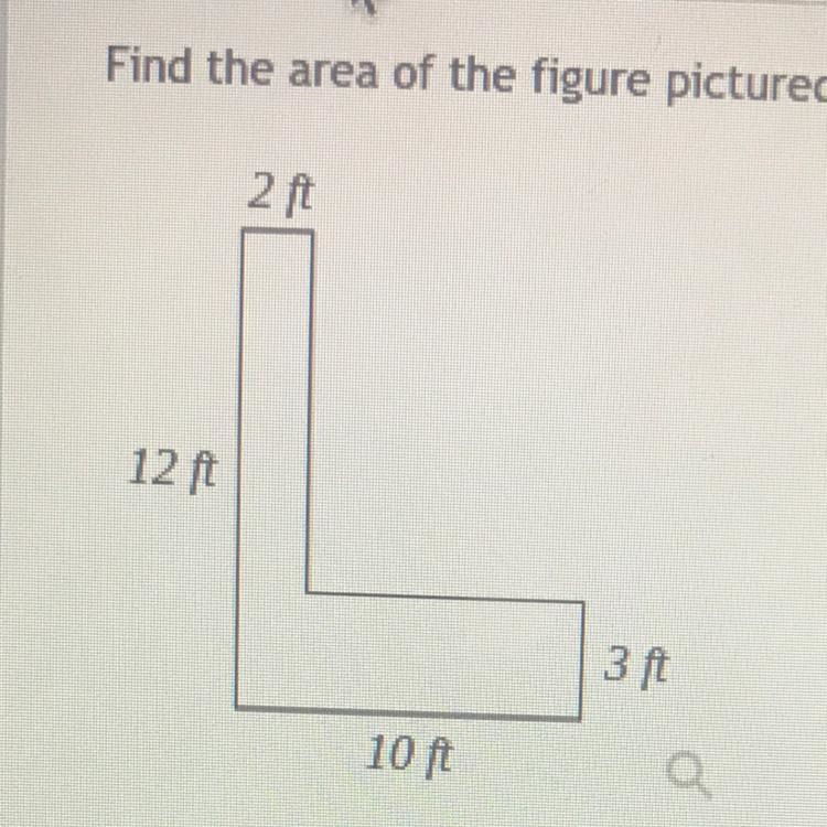 Find the area of the figure pictured below-example-1