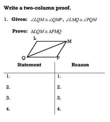 How would I prove that LQM is congruent to PMQ-example-1