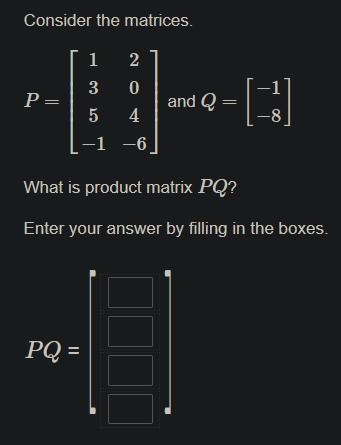 Consider the matrices. Help with 3 math questions.-example-2